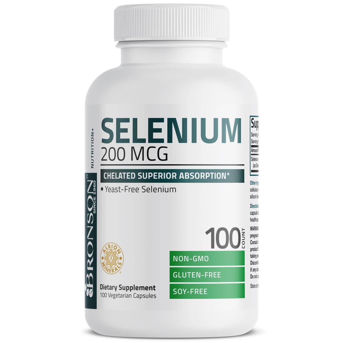Bronson - Selenium, 200 mcg, 100 капсул