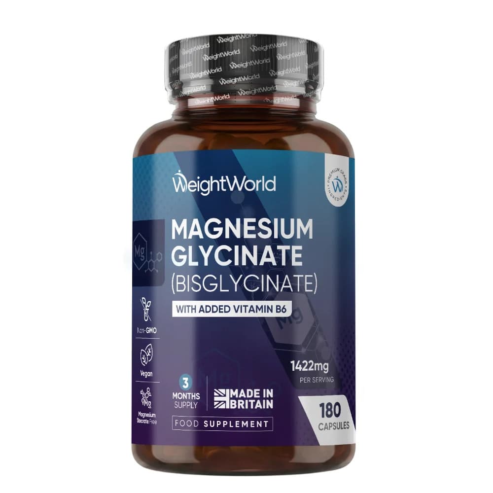 WeightWorld Magnesium Glycinate, 1422 мг, 180 капсул