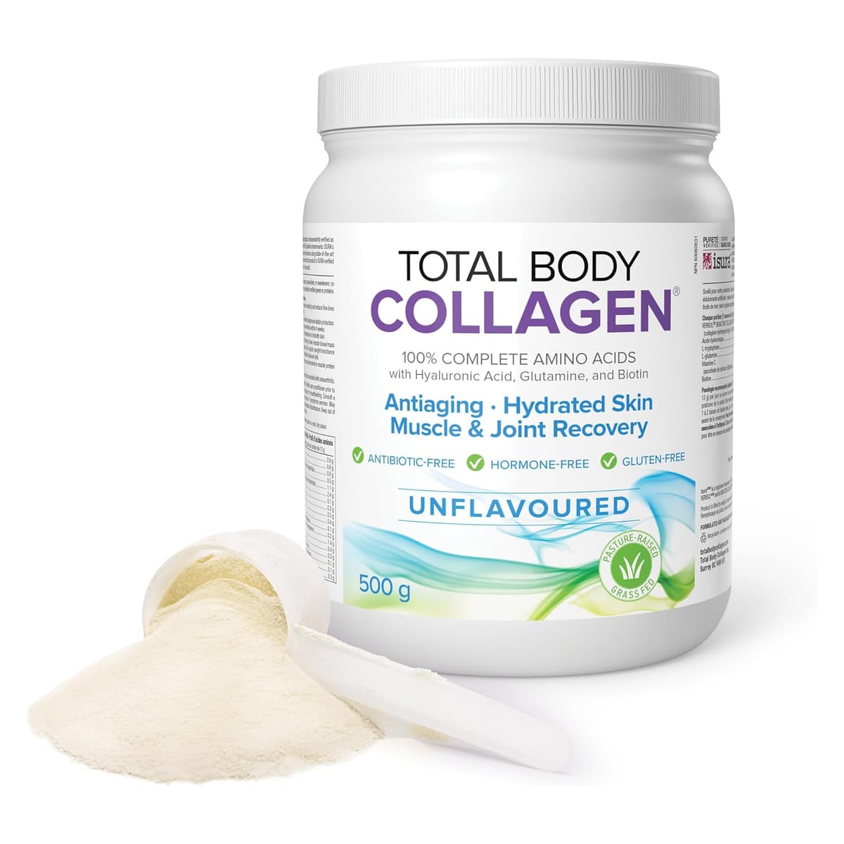 Natural Factors Total Body Collagen, Коллаген без вкуса, 500 гр