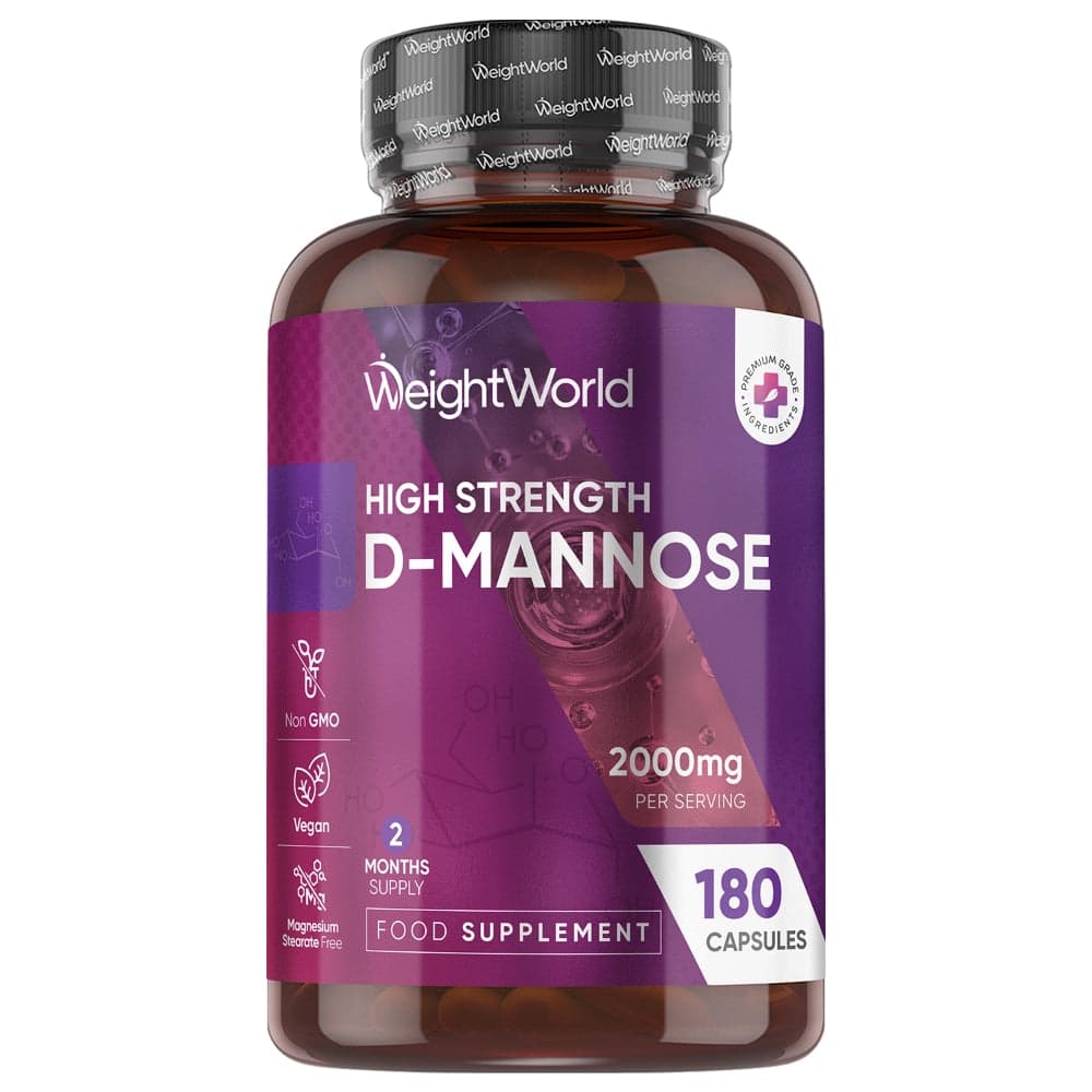 WeightWorld D-Mannose, 2000 мг, 180 капсул