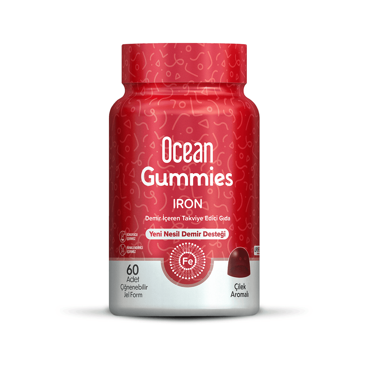 Orzax Ocean Gummies Iron, железо для детей, 60 шт