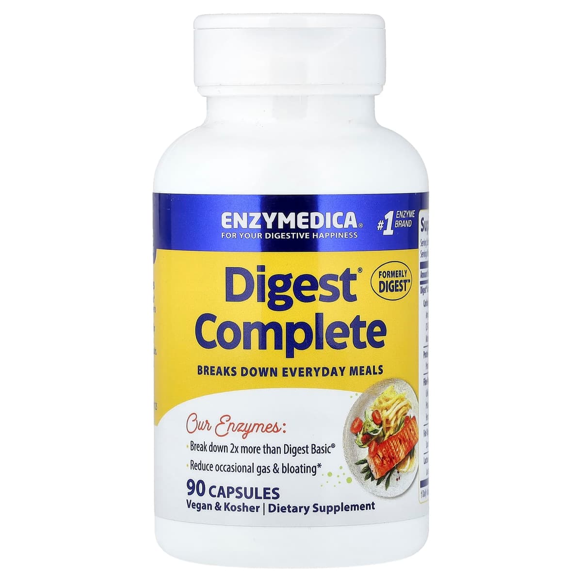 Enzymedica, Digest Complete, 90 капсул