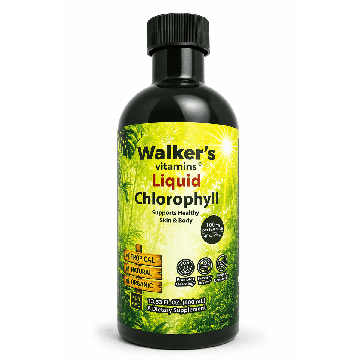 Walker's Vitamins Liquid Chlorophyll — жидкий хлорофилл, 400 мл