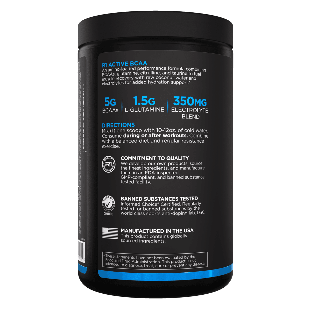 Rule One Active BCAA Grape, 390 гр, 30 порций