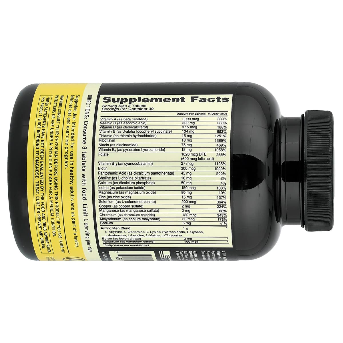 Optimum Nutrition, Opti-Men, мультивитамины для активных мужчин, 90 таблеток