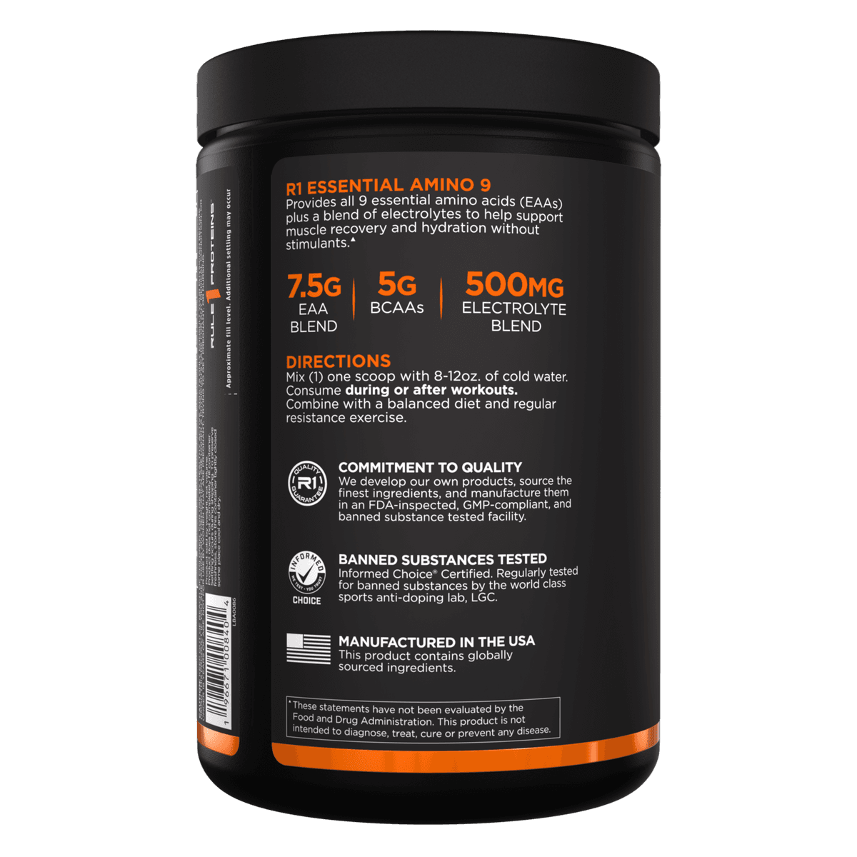 Rule One Essential Amino 9, со вкусом манго, 30 порций, 345 гр