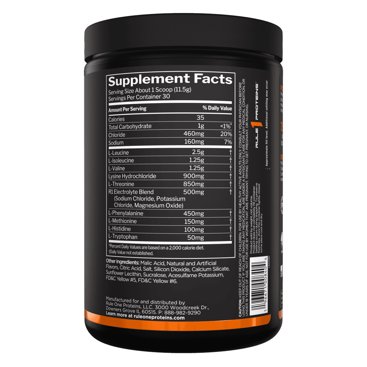 Rule One Essential Amino 9, со вкусом манго, 30 порций, 345 гр