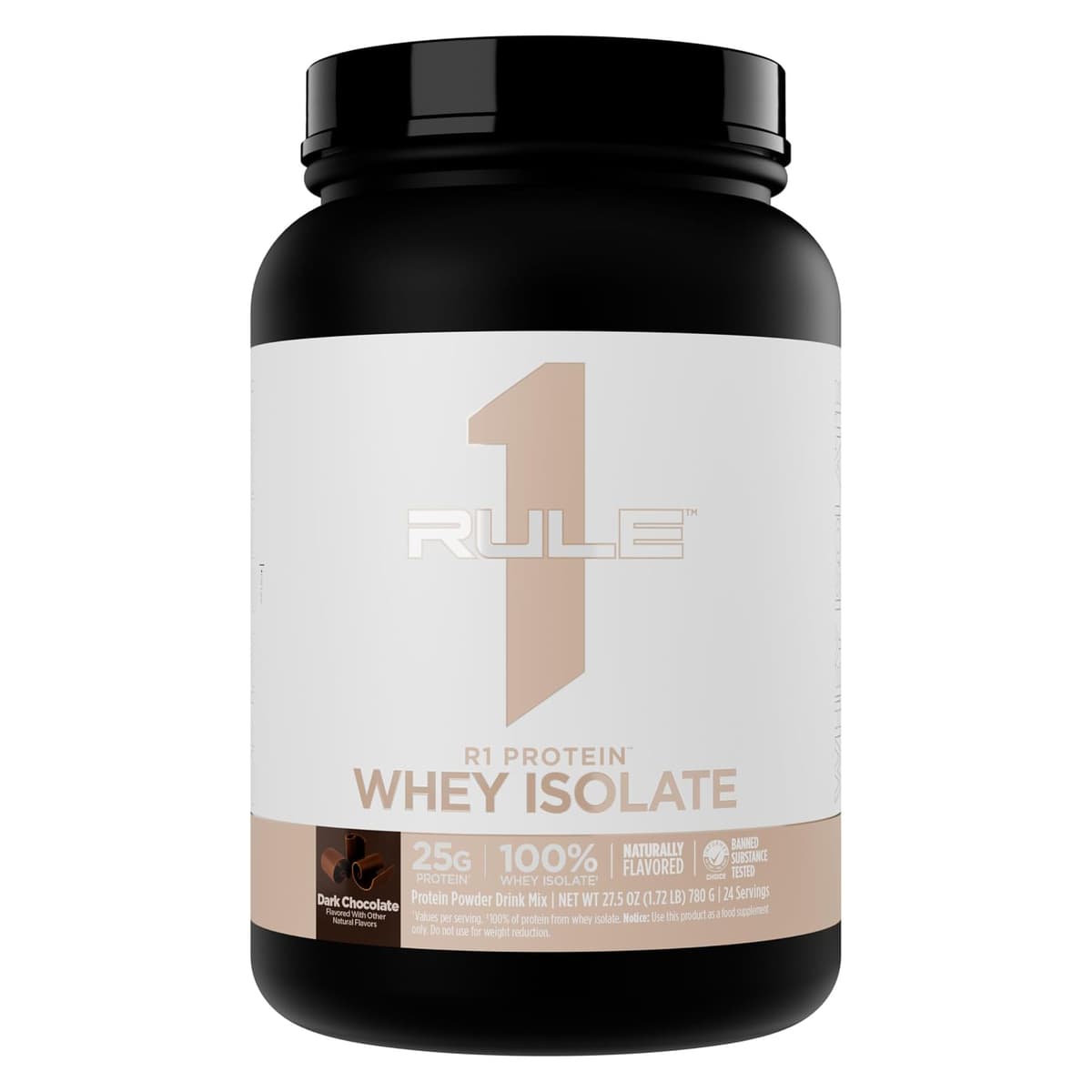 Rule One - R1 Protein Whey Isolate, со вкусом шоколада, 780 гр