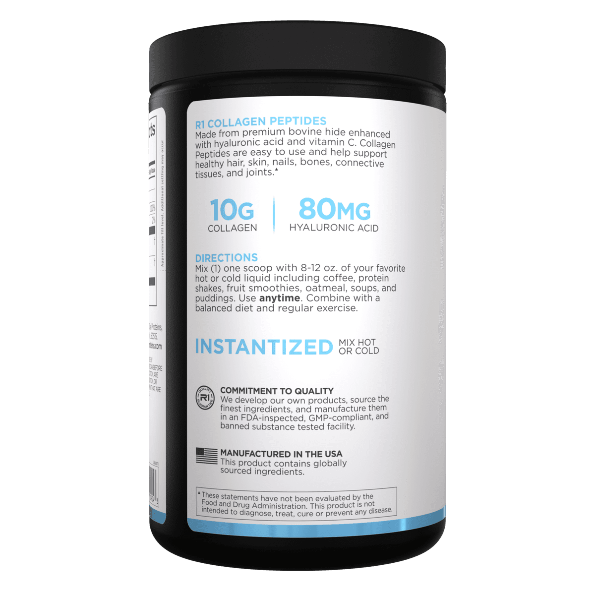 Rule One Collagen Peptides Unflavored, 262 гр, 25 порций
