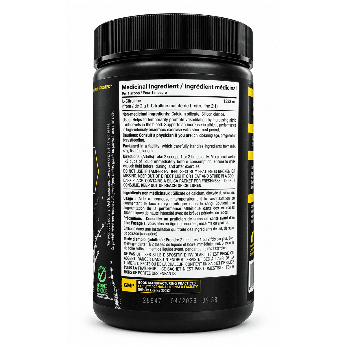 Pure Vita Labs Citrulline Malate 360 г (180 порций)