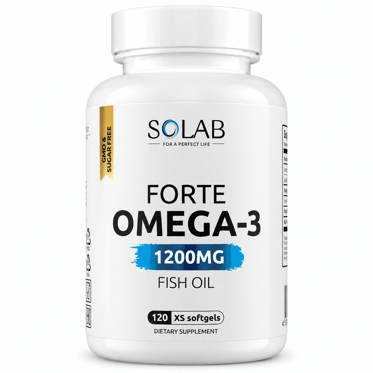 Solab Омега-3 Forte, 1200 мг, 120 капсул