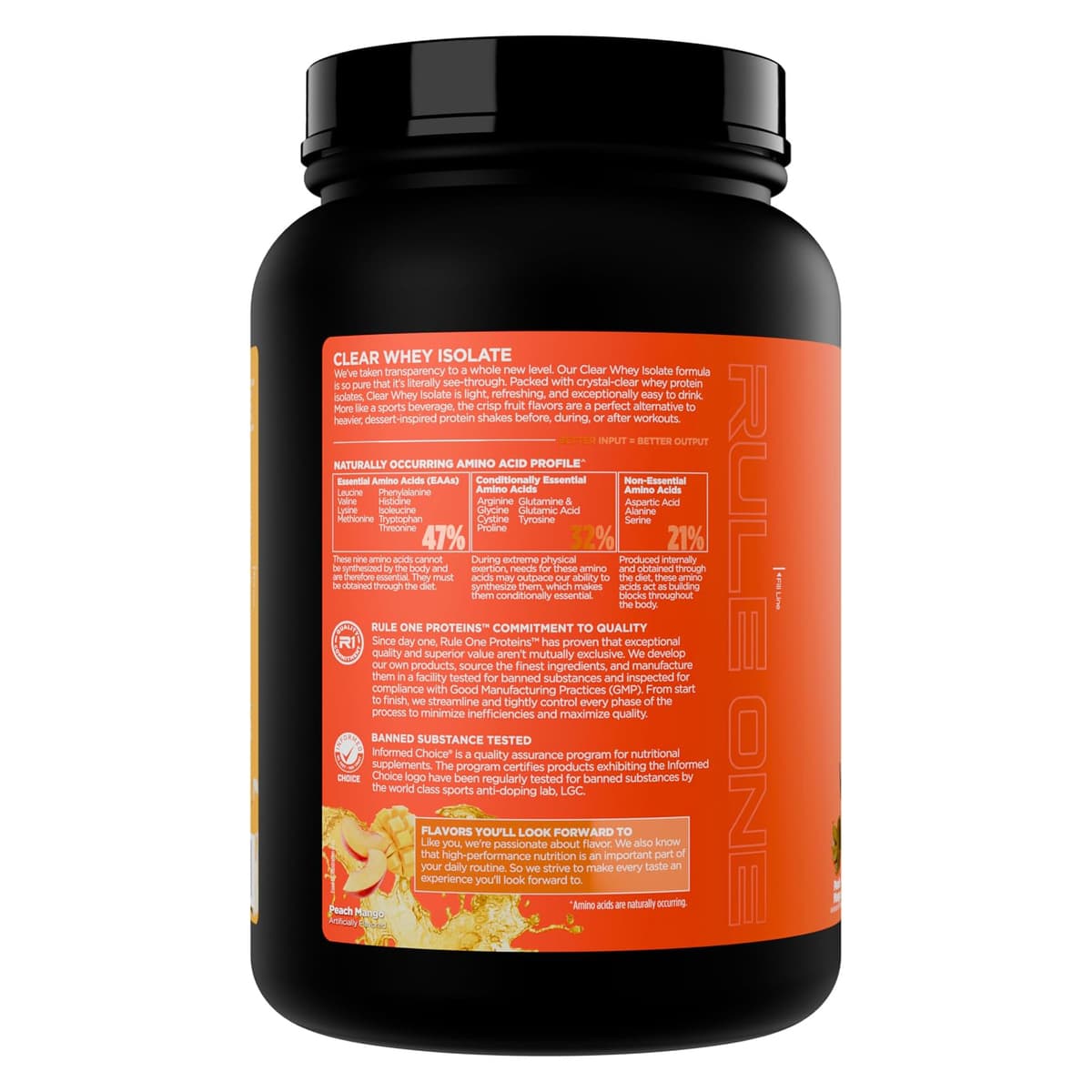 Rule One Clear Whey Isolate Strawberry Lemonade 689 гр, 27 порций