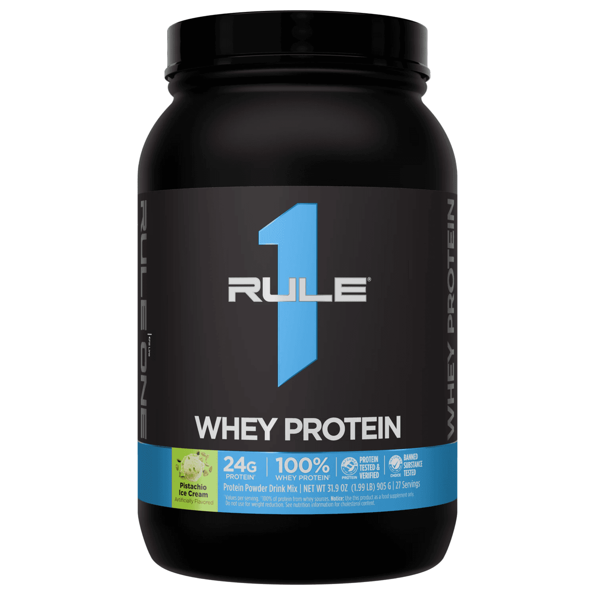Rule One Whey Protein, со вкусом фисташкового мороженого, 905 гр