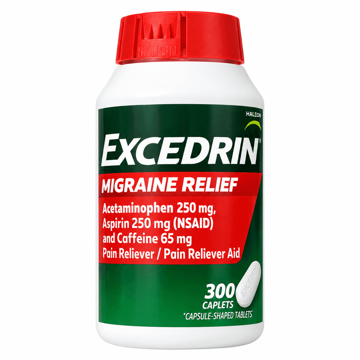 Excedrin, средство от мигрени, 300 капсул
