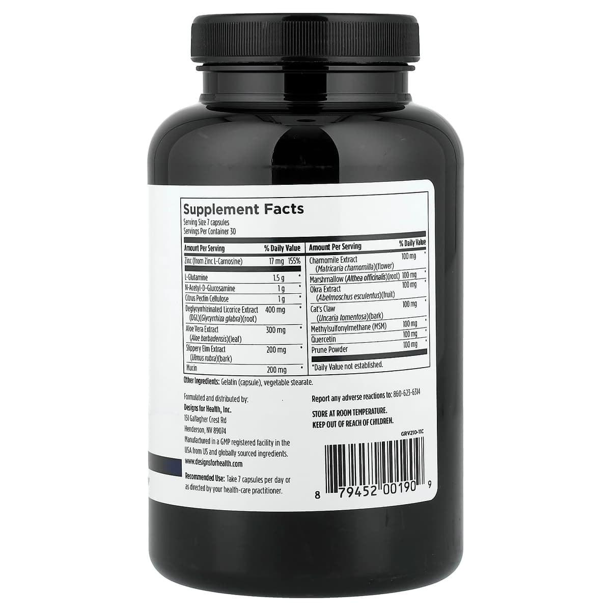 Design for health GI Revive®, комплекс для здоровья кишечника, 210 капсул