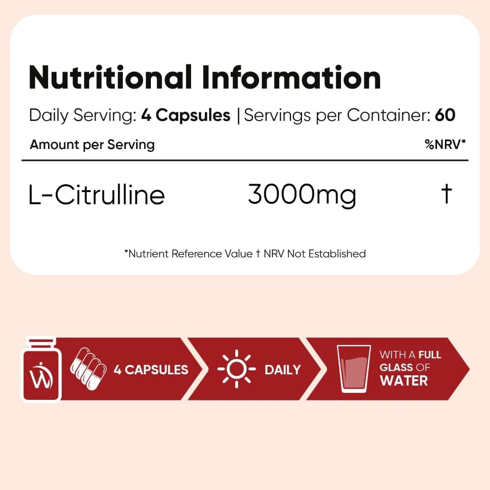 WeightWorld L-Citrulline 3000 мг, 240 капсул