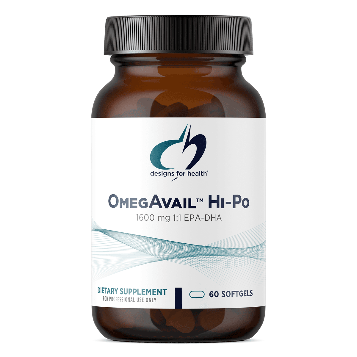Design for health OmegAvail™ Hi-Po, омега-3 1600 мг (EPA и DHA 1:1), 60 капсул