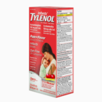 Baby Tylenol Liquid Medicine с ацетаминофеном, обезболивающее и жаропонижающее, вишневый без красителей, 60 мл