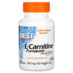 Doctor's Best, L-карнитин фумарат с карнитинами Biosint, 855 мг, 60 вегетарианских капсул