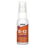 NOW Foods, Липосомальный спрей с витамином B12, 1000 мкг, 59 мл