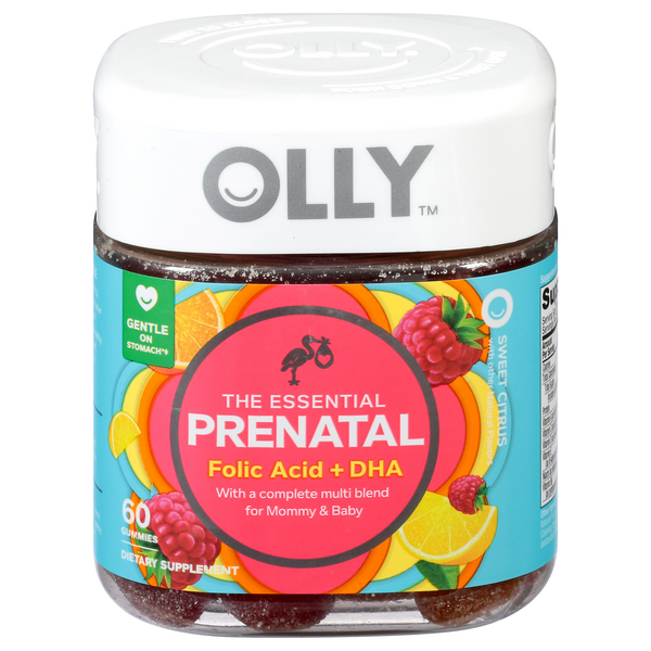 OLLY Womens Prenatal - Мультивитаминный жевательный комплекс для беременных
