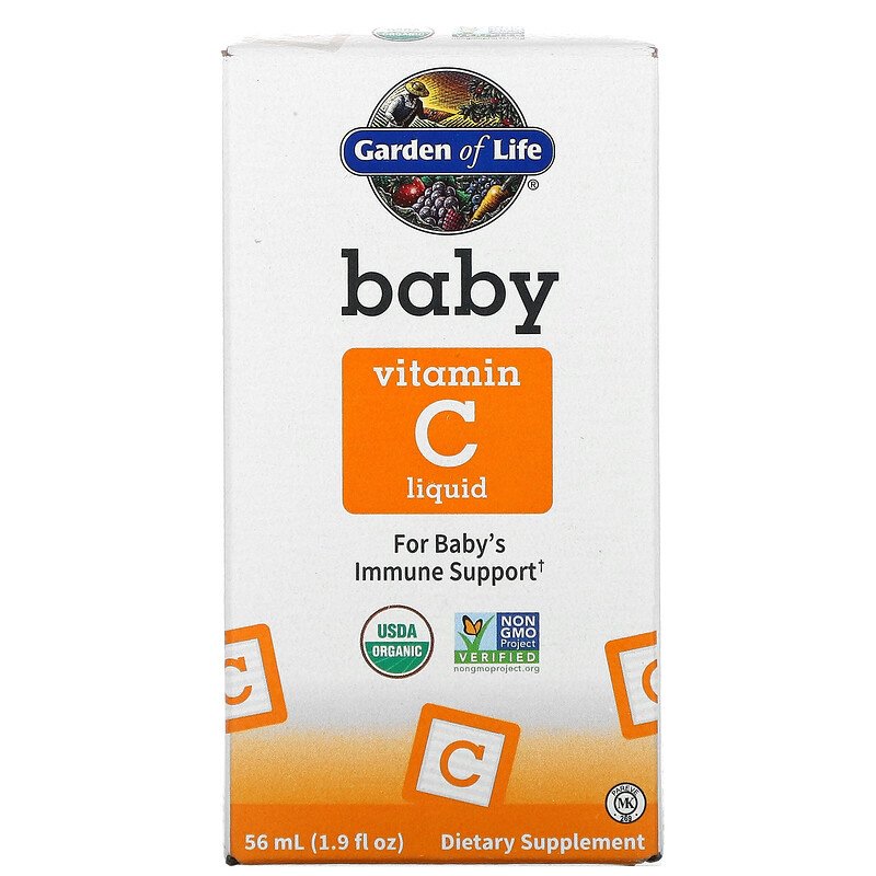 Garden of Life, Baby, Vitamin C жидкий для детей ( 56 ml)