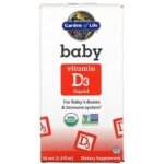 Garden of Life, Baby Vitamin D3 жидкий , 1.9 fl oz ( 56 ml)