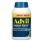 Advil Liqui-Gels, солюбилизированный ибупрофен, 200 мг, 160 штук, быстродействующее жидкое обезболивающее