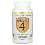 California Gold Nutrition, Immune 4, средство для укрепления иммунитета, 180 растительных капсул