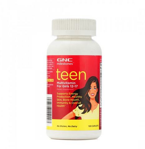 GNC Teen Multivitamin For Girls ,мульти для подростков 120 шт