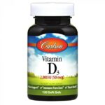 Витамины и минералы Carlson Labs Vitamin D3 2000 IU, 120 капсул