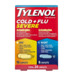 Tylenol Allergy Symptom Relief & Таблетки от заложенности носа, Тяжелая простуда, дневные и ночные капсулы, 24 штуки