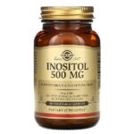 Solgar, Инозитол, 500 мг, 100 растительных капсул
