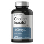 Холин Инозитол 1000 мг | 200 капсул | Добавка без ГМО и глютена от Horbaach
