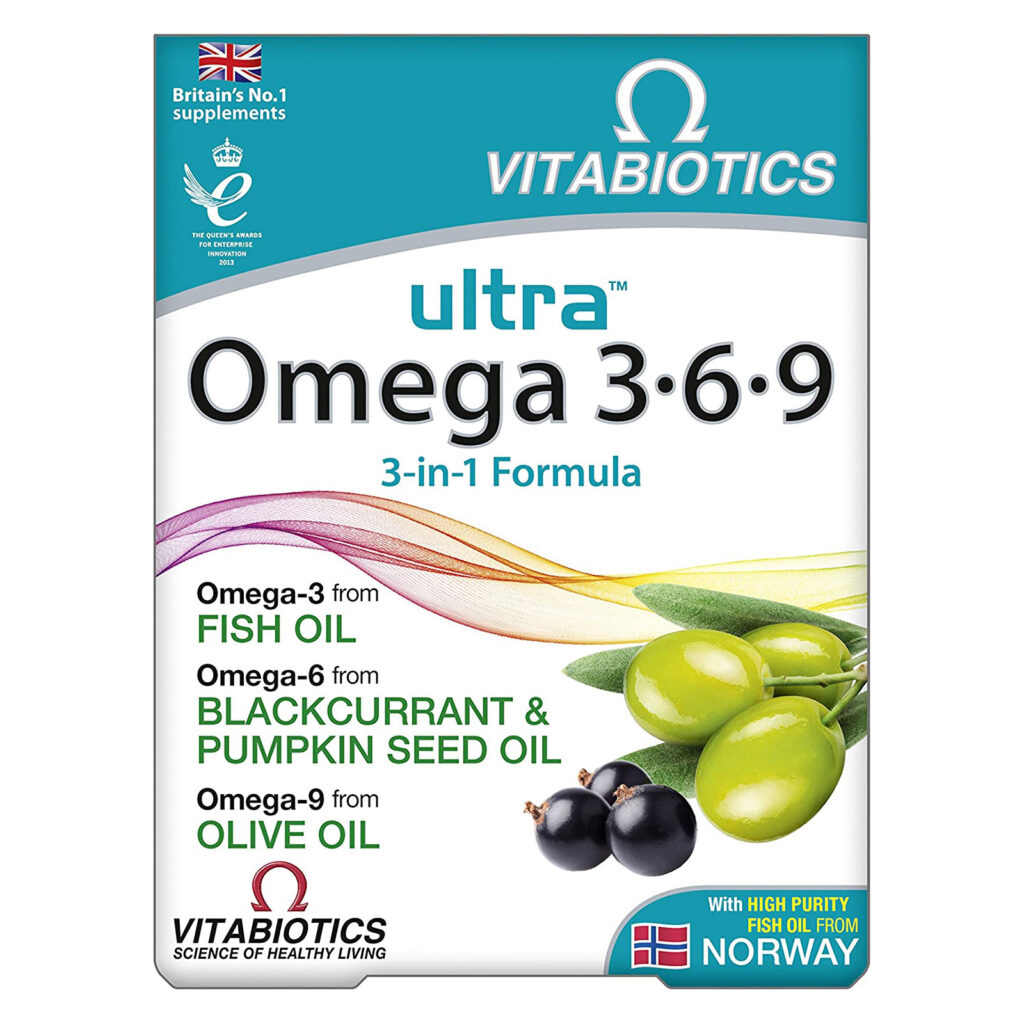 Vitabiotics Ultra Omega 3 6 9, 60 капсул