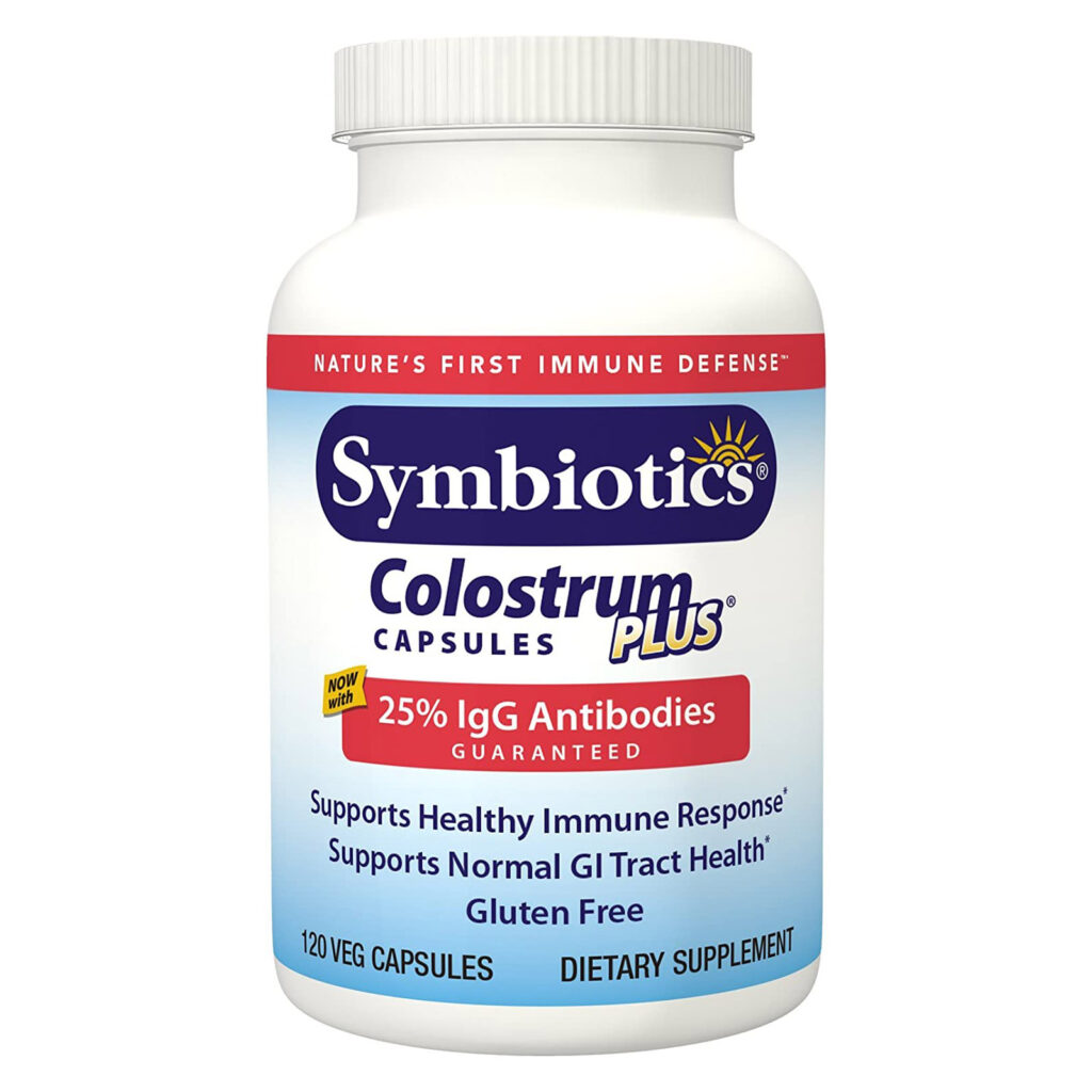 Symbiotics Colostrum Plus Capsules, поддерживает здоровый иммунный ответ (120 капсул)