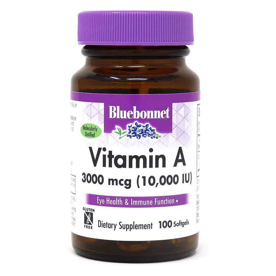 BLUEBONNET Nutrition Витамин А, 3000 mcg.