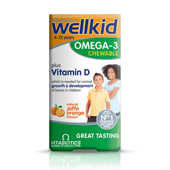 Wellkid Омега-3 витамин Д для детей от 4 до 12 лет