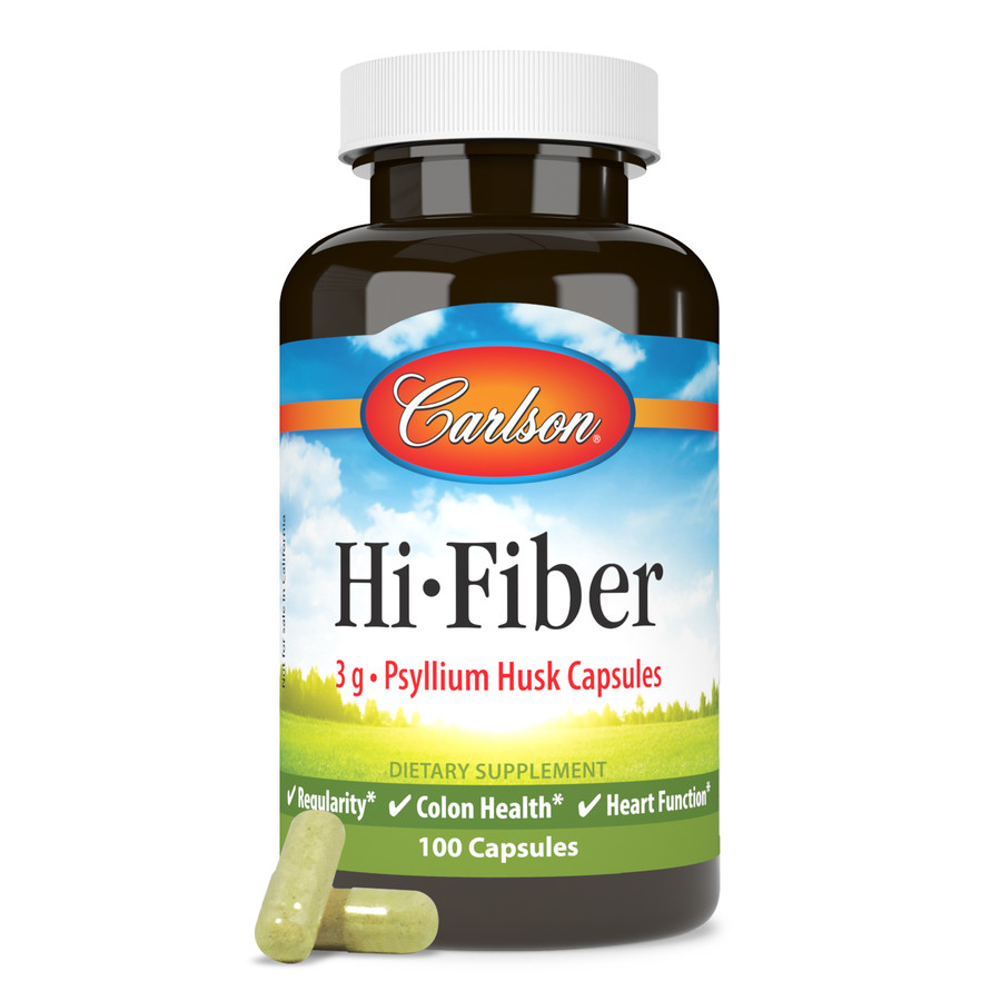 Carlson Labs Hi-Fiber Клетчатка  3гр 100 капсул