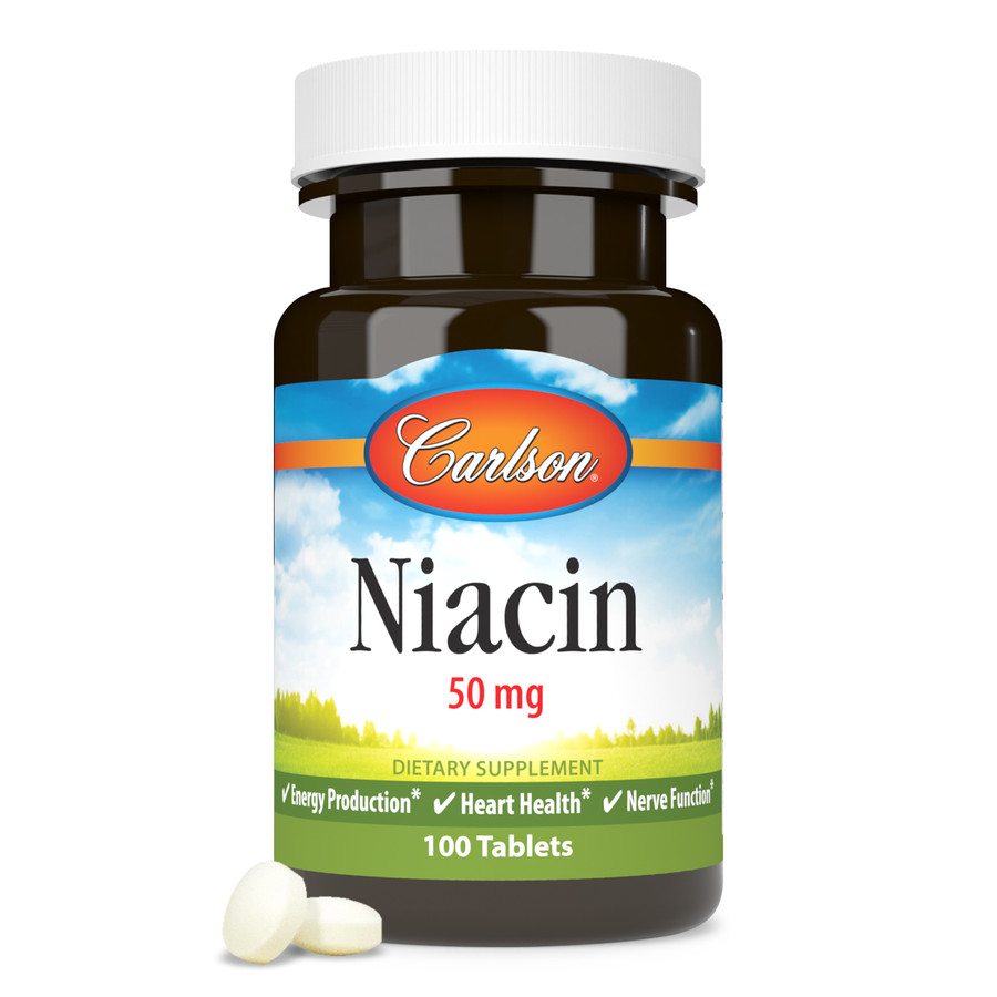 Carlson Labs, Ниацин 50 мг