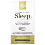 Solgar, Sleep, тройного действия, 30 трехслойных таблеток