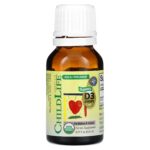 ChildLife Essentials, органический витамин D3 для детей и младенцев, в каплях, 6,25 мл