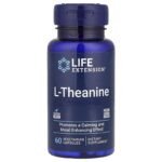 Life Extension, L-теанин, 100 мг, 60 растительных капсул