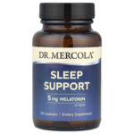 Dr. Mercola, Поддержка сна,  мелатонин 5 мг, 30 капсул