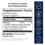 Designs for Health Magnesium Glycinate Complex, Комплекс глицината магния - для здоровья сердца, поддержки иммунитета и прочности костей (60 капсул)
